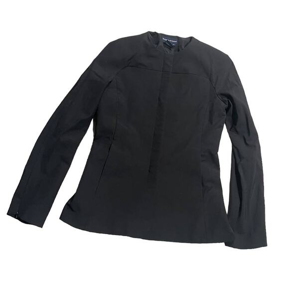 VTG Tristan & Iseut Jacket Womens Size 6 Fully Lined Button Made in Canada Black - Picture 6 of 13